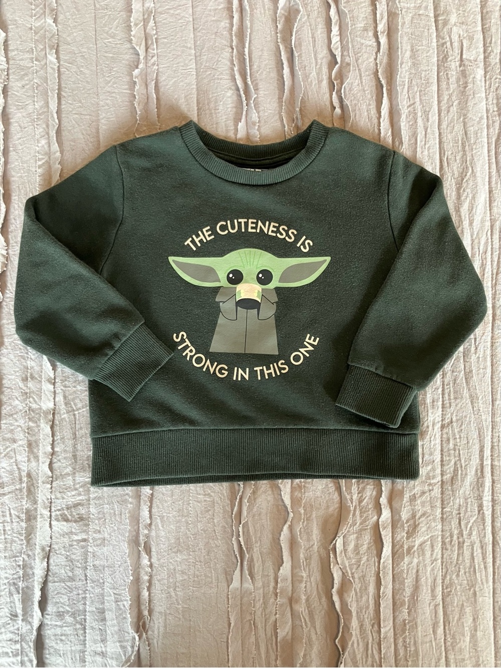 Star Wars Green Baby Yoda Grogu Sweatshirt
